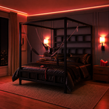 King Size Dungeon Bed with Suspension Canopy