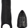 XXXPander Sheath with Double Textured Plug - Black
