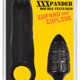 XXXPander Sheath with Double Textured Plug - Black