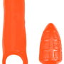 XXXPander Sheath with Double Textured Plug - Orange
