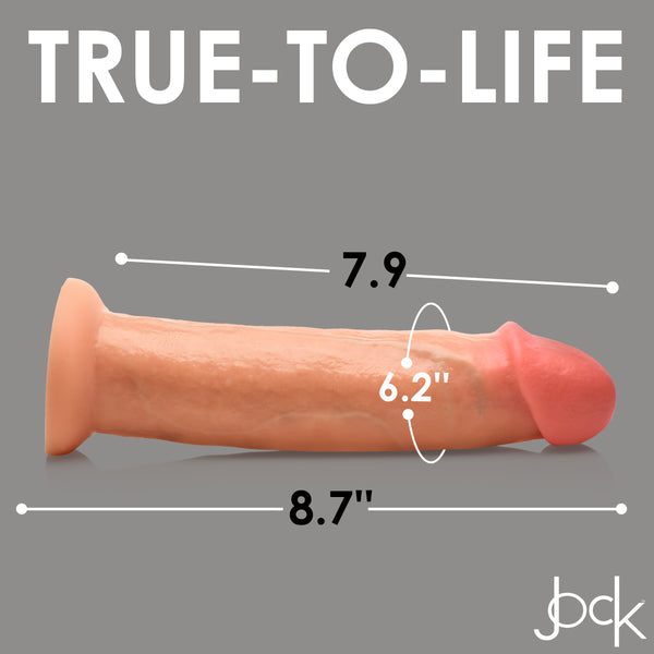 Real Skin Silicone Dildo - 8.5 Inch