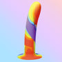 Rainbow Silicone Dildo