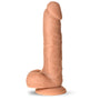 Easy Riders 7 Inch Silicone Dildo with Balls - Medium