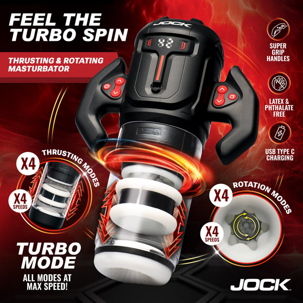 Turbo Spin Thrusting & Rotating Masturbator