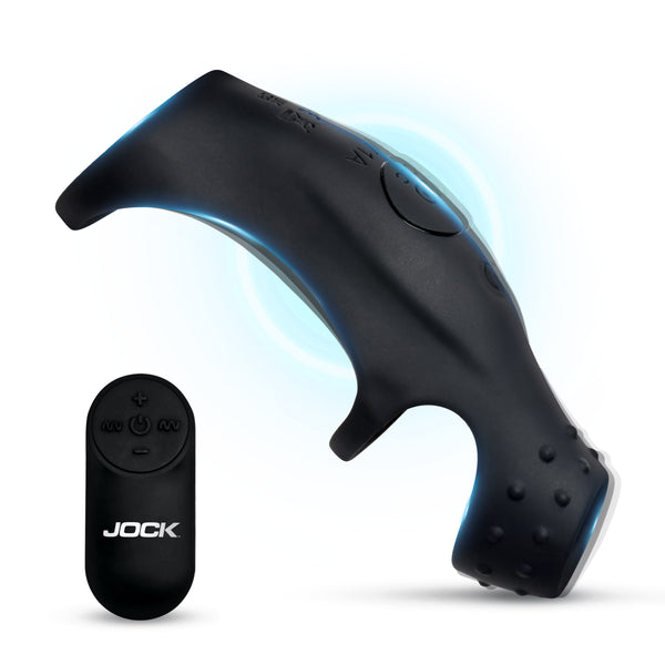 Rush Vibrating Penis Sleeve C-Ring w/ Remote
