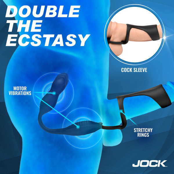 Hype Max Thrusting & Vibrating Anal Plug w/C-Ring