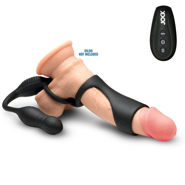 Hype Max Thrusting & Vibrating Anal Plug w/C-Ring