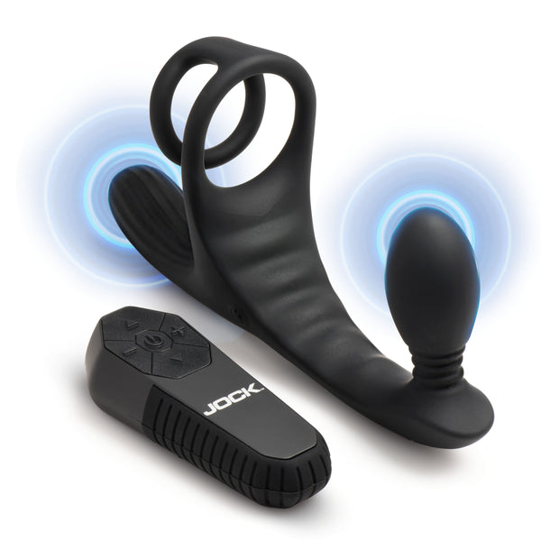 Triple Rush Vibrating C-Ring & Anal Plug w/ Remote