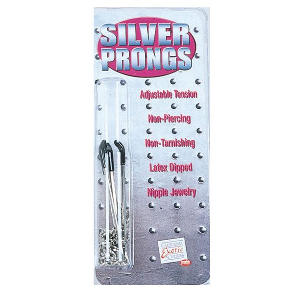 Silver Prongs* Nipple Jewelry