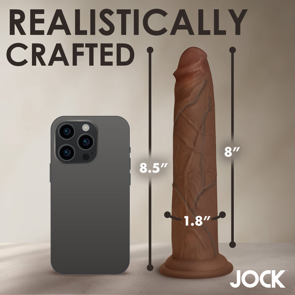 Real Skin Silicone Dildo - 9.5"