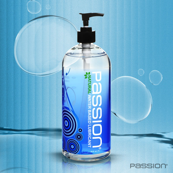 Passion Natural Water-Based Lubricant - 34 oz