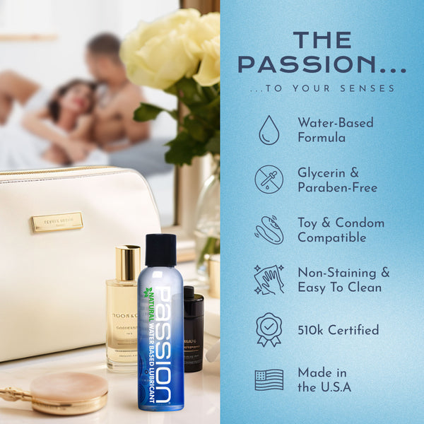 Passion Natural Water-Based Lubricant - 4 oz