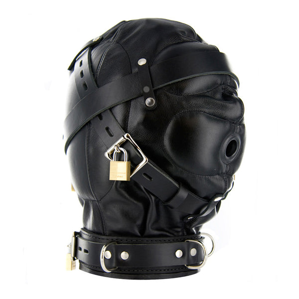 Strict Leather Sensory Deprivation Hood- SM