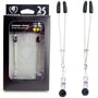 Purple Beaded Tweezer Clamps