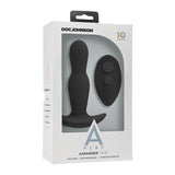 A - Play EXPANDER Rechargeable Silicone Anal Plug with Remote Black - Royal Sins