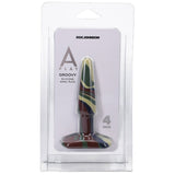 A - Play Groovy 4 in. Silicone Anal Plug Camouflage - Royal Sins