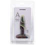 A - Play Groovy 4 in. Silicone Anal Plug Camouflage - Royal Sins