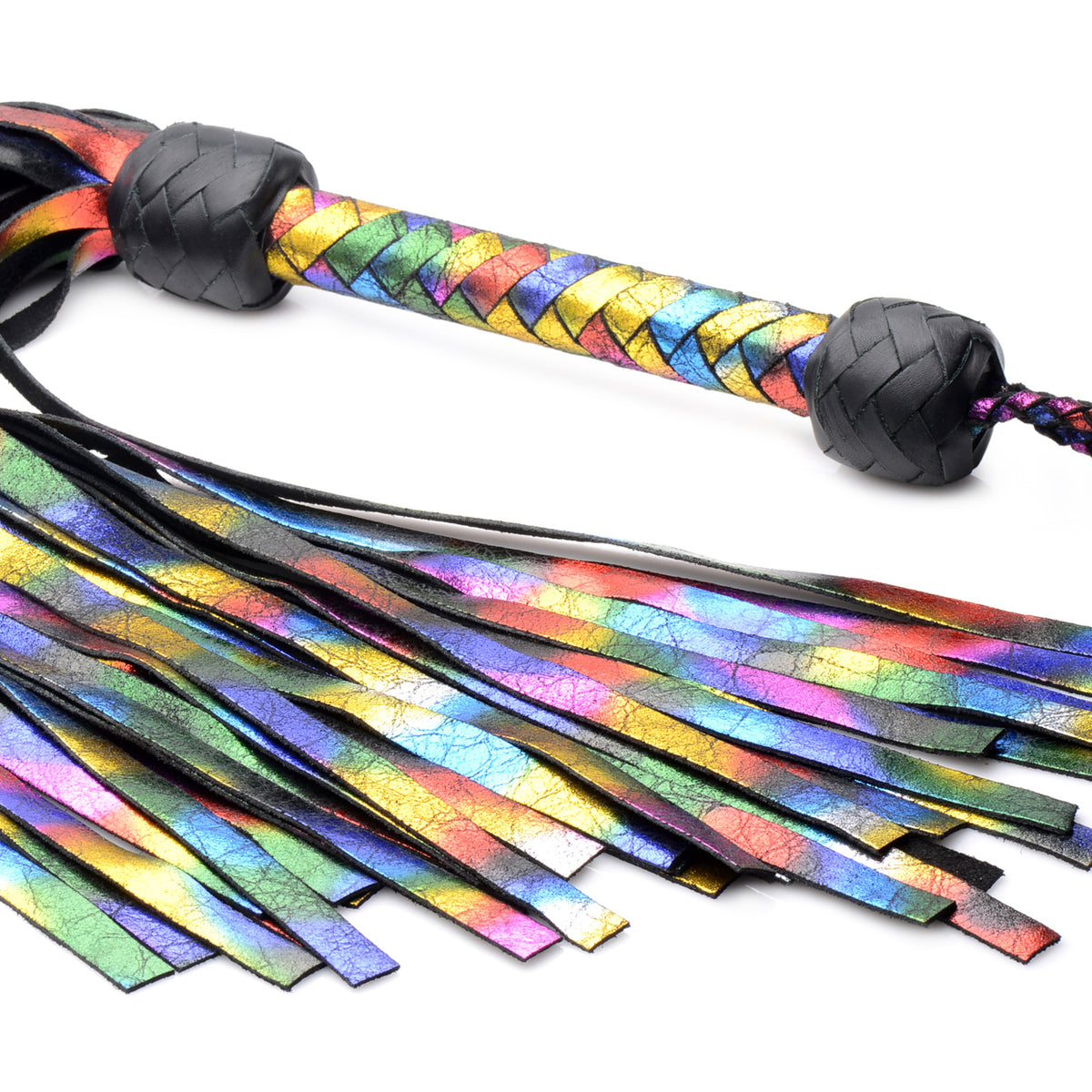 Rainbow Leather Flogger