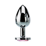 A&E Pink Gem Anal Plug Large - Royal Sins