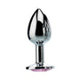 A&amp;E Pink Gem Anal Plug Small - Royal Sins