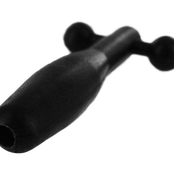 The Hallows Silicone Cum-Thru Barbell Penis Plug