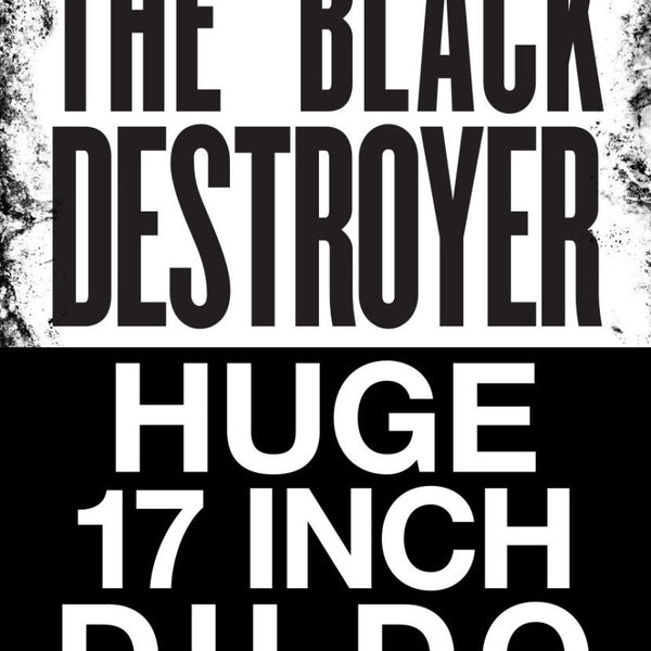 The Black Destroyer Huge 17 Inch Dildo