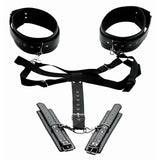 Acquire Easy Access Thigh Harness with Wrist Cuffs - Royal Sins