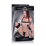 Acquire Easy Access Thigh Harness with Wrist Cuffs - Royal Sins