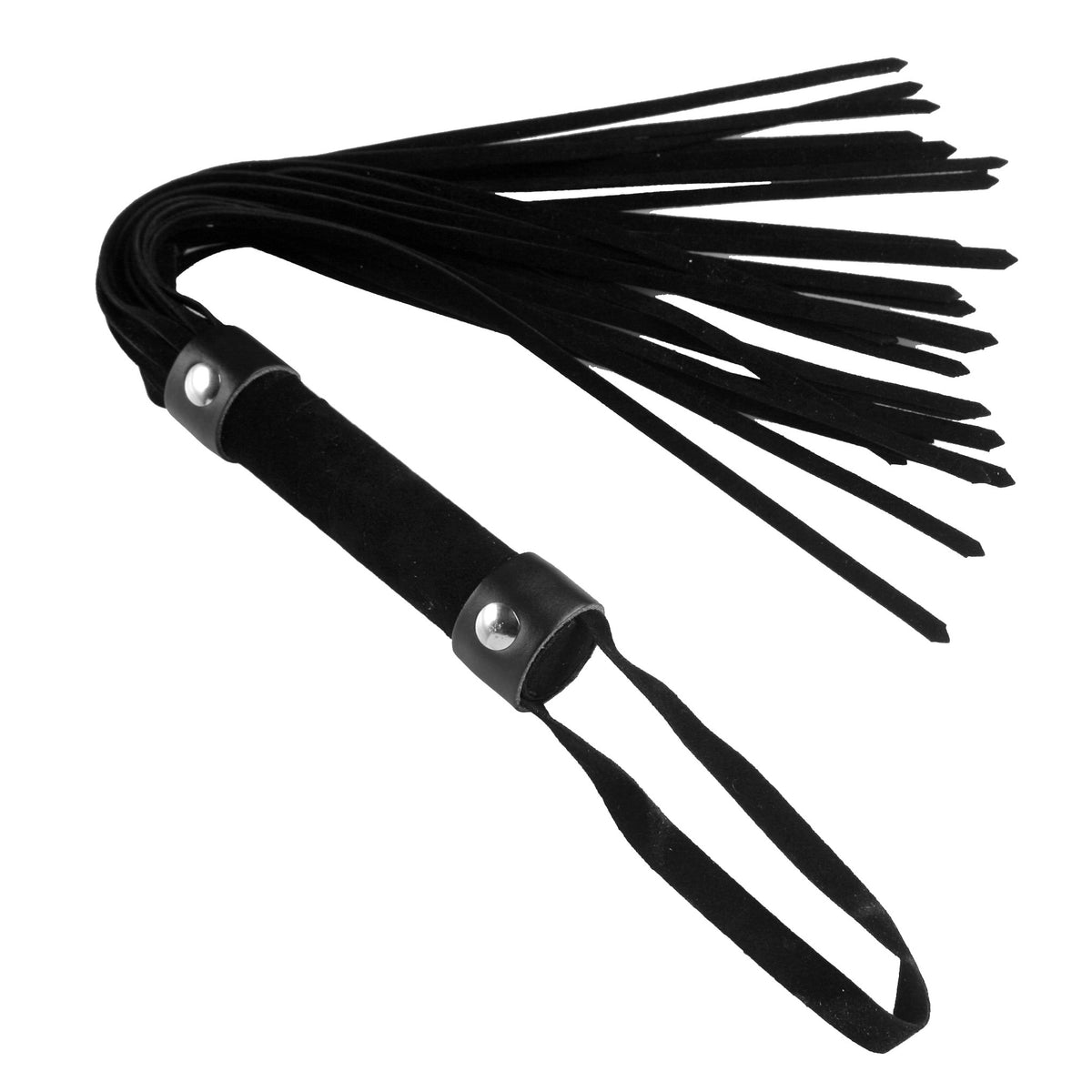 Short Vegan Leather Flogger - Black