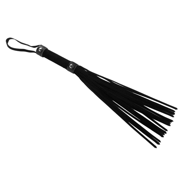 Short Vegan Leather Flogger - Black