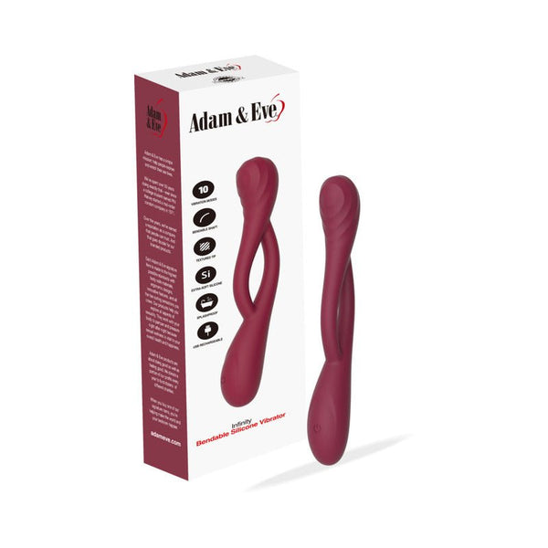 Adam & Eve Infinity Bendable Silicone Vibrator - Royal Sins