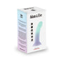 Adam & Eve Ombre Curve Liquid Silicone Dildo - Royal Sins