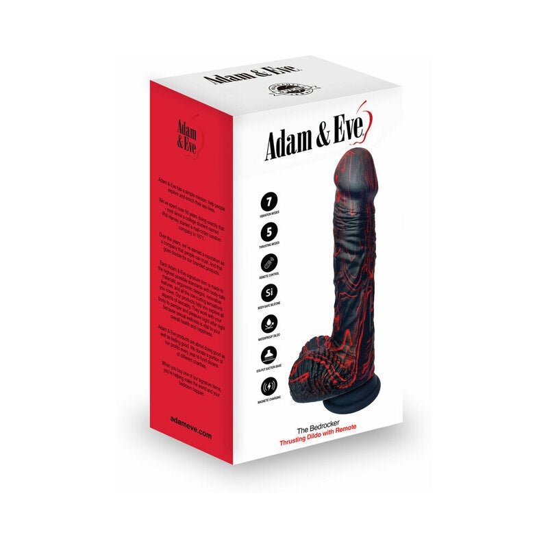 Adam & Eve The Bedrocker Thrusting Dildo - Royal Sins