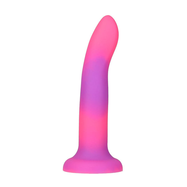 Addiction Glow - in - the - Dark Rave Dil 8" - Pink Purple - Royal Sins