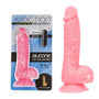 Addiction Silicone Toy Collection Brandon 7.5 in. Dildo Glow in the Dark Pink - Royal Sins