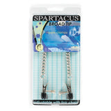 Adjustable Broad Tip Nipple Clamps with Curbed Chain - Royal Sins