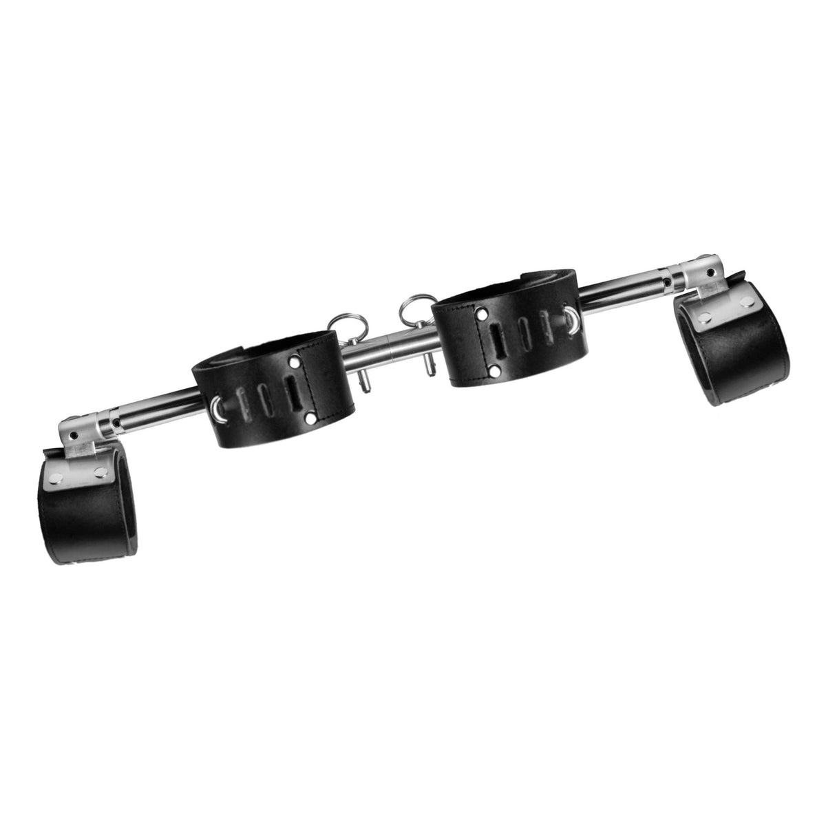 Adjustable Swiveling Spreader Bar with Leather Cuffs - Royal Sins