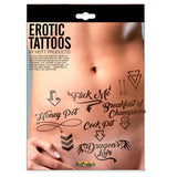Adult Erotic Tattoos Assorted Pack - Royal Sins
