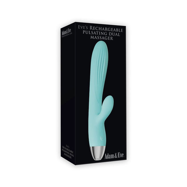 A&E Eve's Rechargeable Pulsating Dual Massager - Royal Sins
