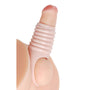 Really Ample Ribbed Penis Enhancer Sheath