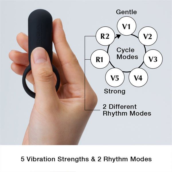 Tenga Smart Vibe Ring - Black