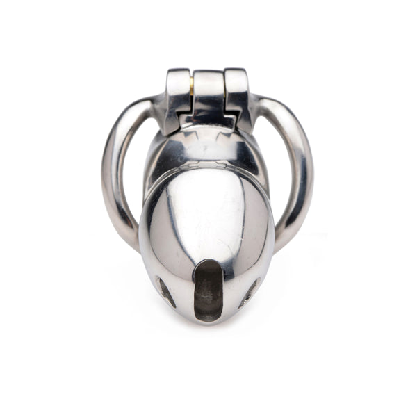 Rikers 24-7 Stainless Steel Locking Chastity Cage