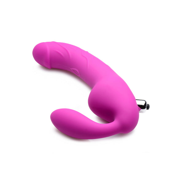 Royal Rider Vibrating Silicone Strapless Strap On Dildo