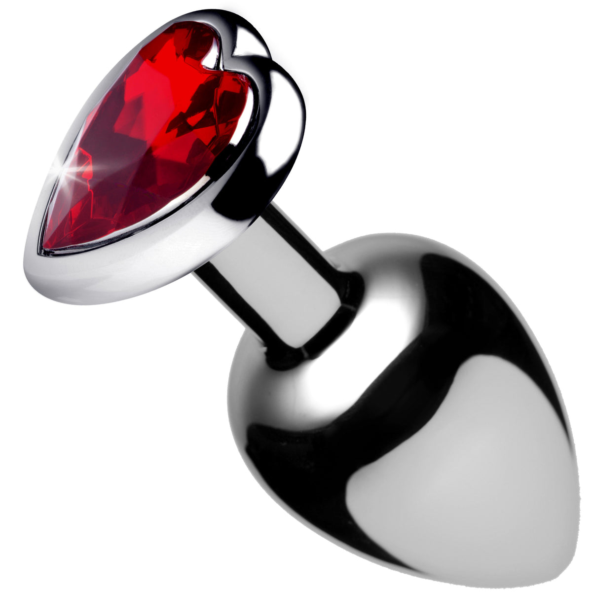 Red Heart Gem Anal Plug- Medium