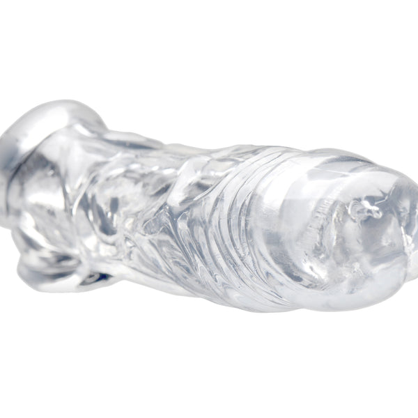 Realistic Clear Penis Enhancer and Ball Stretcher