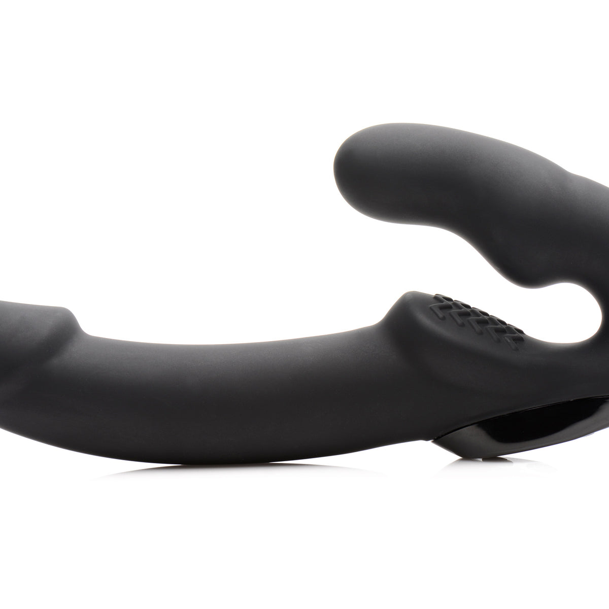 Urge Silicone Strapless Strap On With Remote- Black