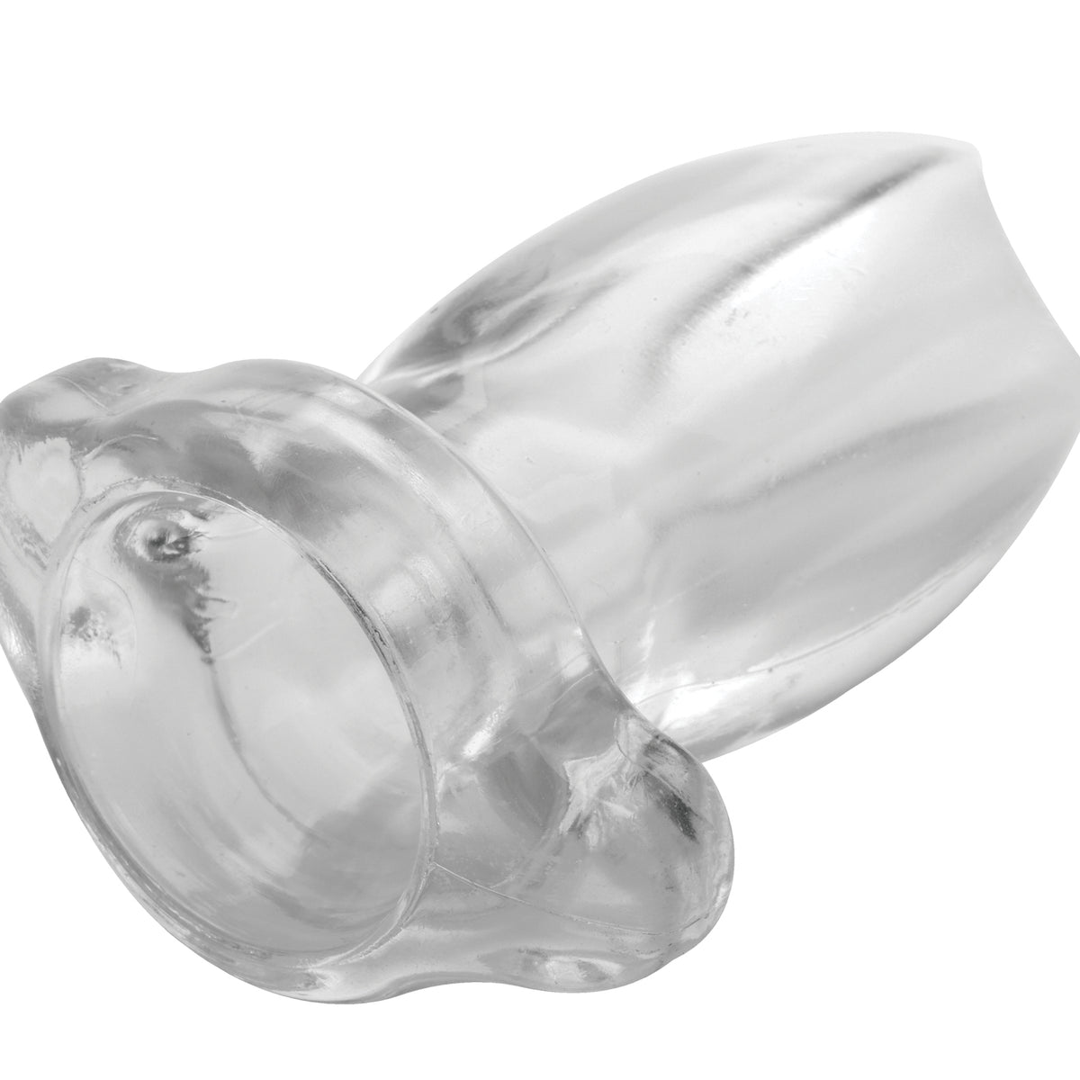 PeepHole Clear Hollow Anal Plug