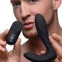 Textured Silicone Prostate Vibrator with Remote Control