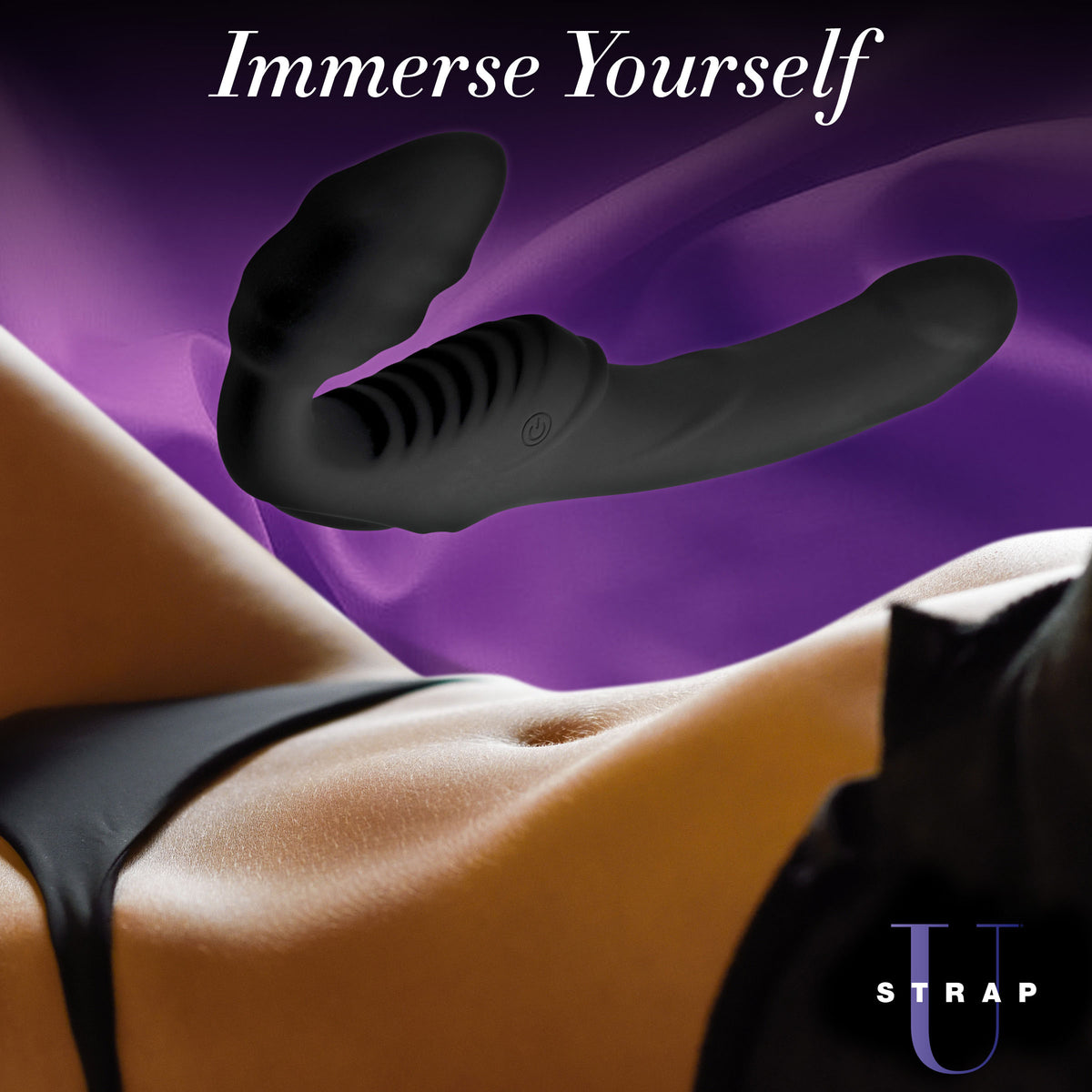 Pro Rider 9X Vibrating Silicone Strapless Strap On with Remote Control