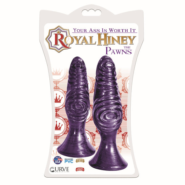 The Pawns Anal Plug Set -Purple